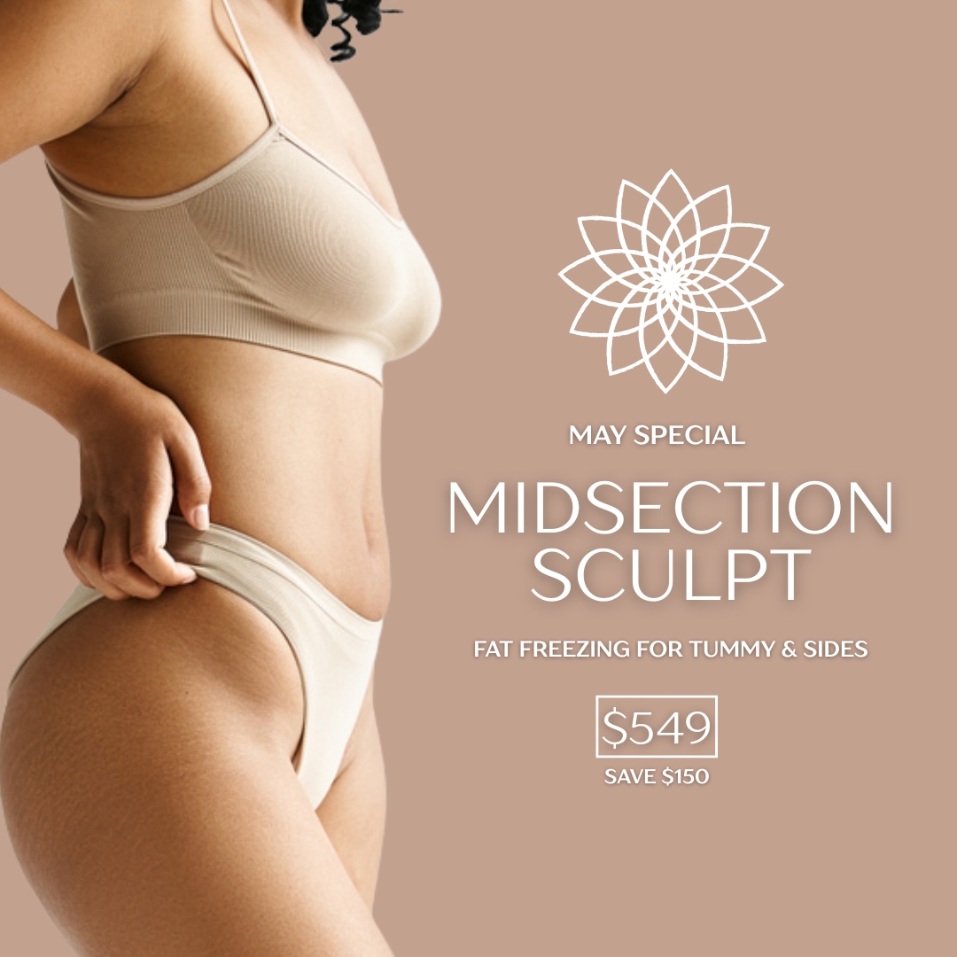 Midsection sculpt treatment in Perth targeting abdominal fat with advanced body sculpting technology
