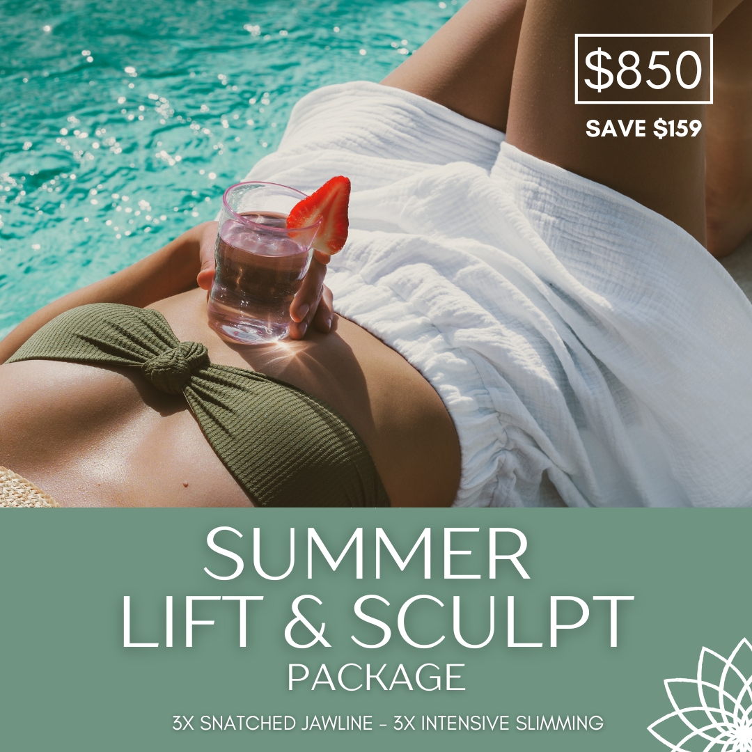 Summer Lift & Sculpt treatment for jawline, neck, chin and body slimming at Body Sculpt Perth