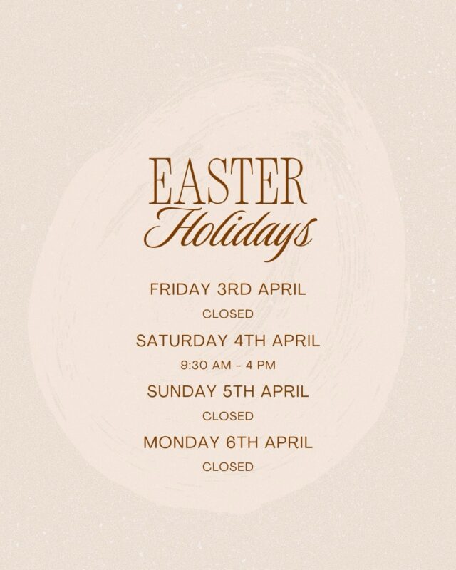 🌸 Easter Hours Update 🐣
With Easter just around the corner, here’s when you can pop in and see us ✨

Good Friday – Closed
Saturday – Open (limited hours)
Easter Sunday – Closed
Easter Monday – Closed

We’ll be back to normal hours from Tuesday 💛

If you’re planning a little self-care before the long weekend, make sure to book early — spots fill fast!

Wishing you a beautiful Easter filled with rest, chocolate and a little time for you 🤍

#BodySculptPerth #EasterHours #PerthBeauty #SelfCare #perthsalon